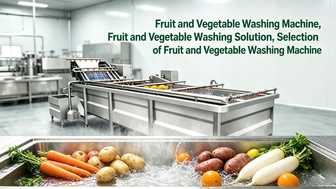 The Complete Guide to All Fruit & Vegetable Washing Machines on the Market | How to Pick the Right One for Your Production Line