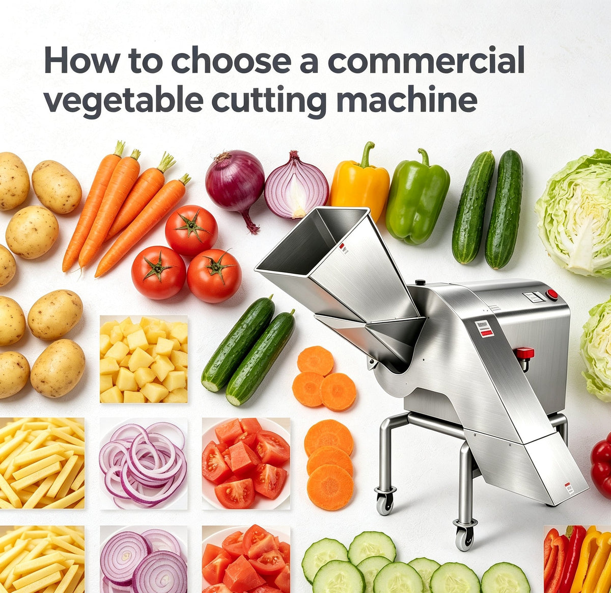 How to Choose a Commercial Vegetable Cutting Machine: A Practical Buying Guide for Food Factories