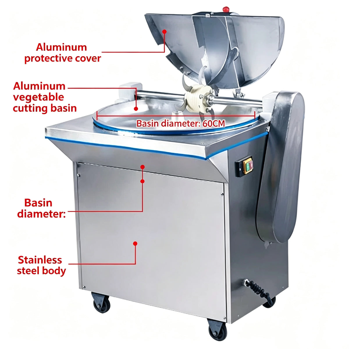 Meat vegetable mixer chopper