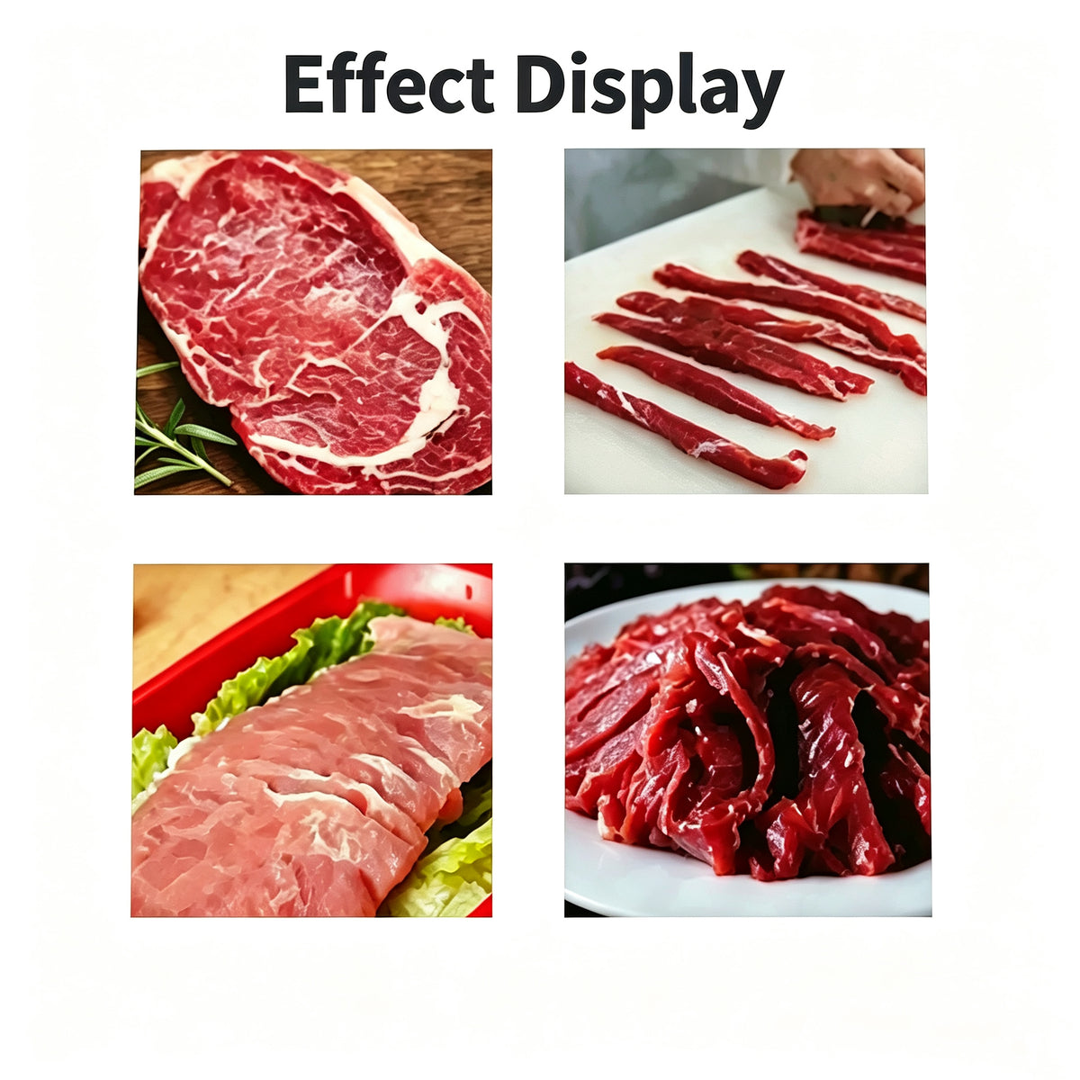 fresh meat cutting machine