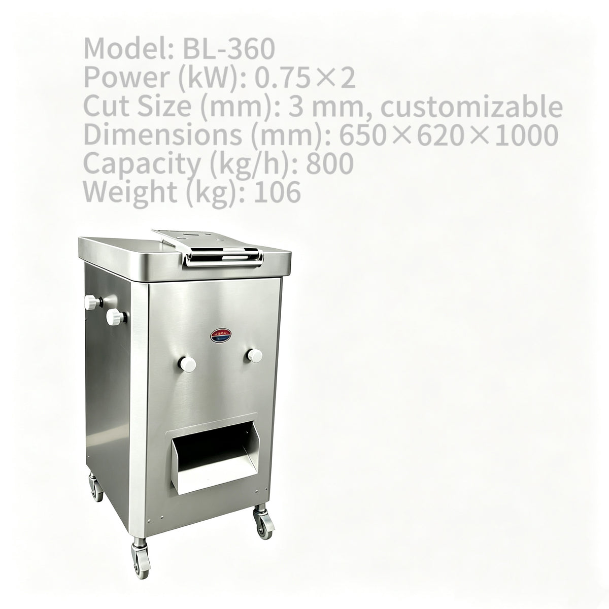 fresh meat cutting machine