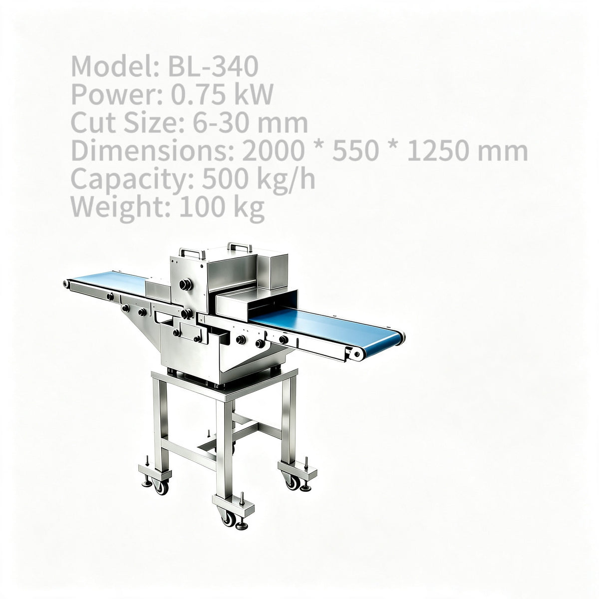 fresh meat cube cutter